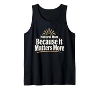 Crunchy Mom Granola Mom Low Tox Natural Mama Holistic Tank Top