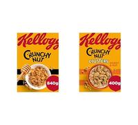 Crunchy Nut (Big Breakfast Cereal 840g & Honey and Nut Clusters 400g)