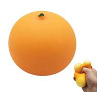 Crunchy Orange Squishies, Realistic Fruit Squeeze Stress Ball, 2026 NEW Fast Rebound Fidget Stress Relief Realistic Fruit Squeeze Toy, Calming Adults Fidget Toys