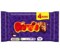 Crunchy Peanut Chocolate Bar 4PK Multipack 10 x 128G Tasty Treat Gift Hamper "Deliciousness that brings a smile" Treat For All Occasions