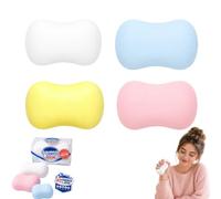 Crunchy Soap Squishy Stress Ball, Realistic Bar Soap Shape Bead-Filled Crunchy Squishy, Slow Rising Crunchy Textured Sensory Ball for Anxiety Management Party Favors (4PCS)