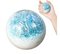 Crunchy Stress Toy Squeeze Fidget, Moldable Soft Crunchy Stress Ball Sensory Relief Toy for Teens Adults Students, for Studying Working Travel Home Classroom Car Ride Meditation Waiting Room