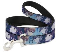 Crunchyroll Pet Leash, Dog Leash, Fruits Basket Yuki Tohru Kyo Final Season Group Pose Blues, 6 Feet Long 1.5 Inch Wide