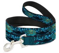 Crunchyroll Pet Leash, Dog Leash, Mushoku Tensei Manatite Hydra Magic Crystal Scene Blues, 4 Feet Long 1.0 Inch Wide