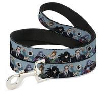 Crunchyroll Pet Leash, Dog Leash, My Hero Academia Five Meta Liberation Army Villains Blue, 4 Feet Long 0.5 Inch Wide