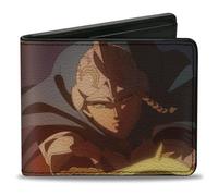 Crunchyroll Wallet, Bifold, Black Clover Charlotte Roselei Action Pose and Title Logo, Vegan Leather