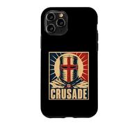 Crusade Knight Helmet Medieval Warrior Icon Case for iPhone 11 Pro