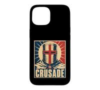 Crusade Knight Helmet Medieval Warrior Icon Case for iPhone 15