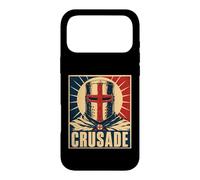 Crusade Knight Helmet Medieval Warrior Icon Case for iPhone 17 Pro Max