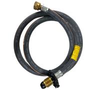 Crusader 1.5M Propane Pigtail Gas Hose With Handwheel Perfect For Caravan & Motorhome Use
