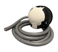 Crusader 12S 7 Pin Caravan Towbar Socket Pre-Wired 2M 7 Core Cable No Plate