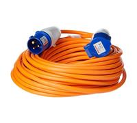 Semloh ML25 Mains Extension Lead, 25 m, Orange