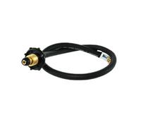Crusader 450mm Propane Pigtail Gas Hose With Hand Wheel M20 Fitting For Caravans