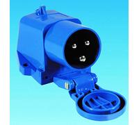 Caravan Mains 240v Inlet Surface Mounted Plug Angled Motorhome Camper 16A