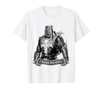 Crusader fearless against evil Knight Templar warrior of God T-Shirt