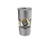 Crusader Kings III Baldwin IV - Design by ChapelComics Stainless Steel Insulated Tumbler