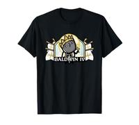 Crusader Kings III Baldwin IV - Design by ChapelComics T-Shirt