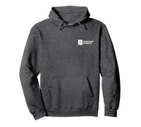 Crusader Kings III game logo white Pullover Hoodie, Adult Unisex, Dark Heather Grey, Small