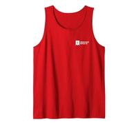Crusader Kings III Game Logo White Tank Top, Men, Red, Small
