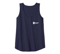 Crusader Kings III Game Logo White Tank Top, Women, Navy Blue, Small