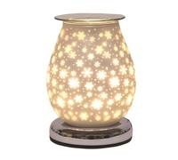 Crusader Limited Aroma Electric Wax Melt Burner Touch - White Satin Snowflakes