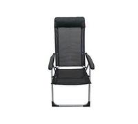 Crusader Lollie Pop Folding Reclining Caravan Camping Chair 6 Position Black V780/B