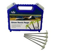 Crusader Royal Leisure 20 Glow-In-The-Dark Tent And Awning Pegs With Carry Case