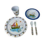 Crusader Royal Leisure Freddie & Friends 5 Piece Kid's Melamine Dining Set