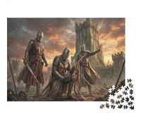 Crusader's Glory 1000 Piece Jigsaw Puzzle,Great Gifts,Premium Cardboard,Stress Relief,Whimsical Challenge,Home Wall Decor,Educational Toy,Adults & Kids 14+ 70x50cm/1000pcs