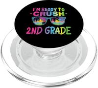 Crush 2nd Grade Dabbing Unicorn Back to School Girls Gift PopSockets PopGrip for MagSafe