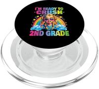 Crush 2nd Grade Dabbing Unicorn Back to School Girls Gift PopSockets PopGrip for MagSafe