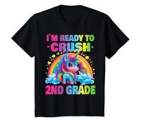 Crush 2nd Grade Dabbing Unicorn Back to School Girls Gift T-Shirt