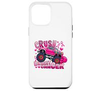 Crush Breast Cancer Pink Ribbon Monster Truck Awareness Case for iPhone 12 Pro Max