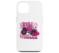 Crush Breast Cancer Pink Ribbon Monster Truck Awareness Case for iPhone 13