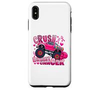 Crush Breast Cancer Pink Ribbon Monster Truck Awareness Case for iPhone XS Max