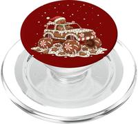 Crush Christmas Gingerbread Monster Trucks PopSockets PopGrip for MagSafe