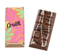 Crush Dubai Chocolate Bar Pistachio - Elegant Knafeh Pistachio Chocolate Bar Dubai - Luxury Chocolate Dessert Gift - Toasted Kunafa Chocolate Bar (210g) (1, 210, Pecan)