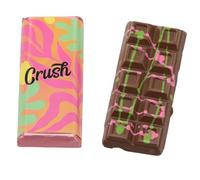 Crush Dubai Chocolate Bar Pistachio - Elegant Knafeh Pistachio Chocolate Bar Dubai - Luxury Chocolate Dessert Gift - Toasted Kunafa Chocolate Bar (210g) (1, 210, Pomegranate)