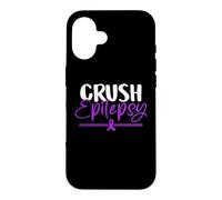 Crush Epilepsy Epilepsy Warrior Awareness Month Case for iPhone 16