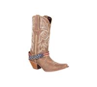 Durango Crush Flag Leather Men's Brown/Khaki Boots