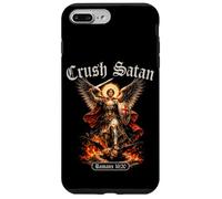 Crush Satan Saint Michael Romans Bible Verse Archangel Angel Case for iPhone 7 Plus/8 Plus
