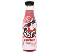 Crusha Mixa Strawberry Flavour Milkshake Mix No Added Sugar (500ml) - Pack of 6