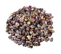 Crushed Crystal Chips Stone, Leopard Stone Natural Crystals Crushed Gravel Landscaping Multicolor 5-12mm 500G/1000G(9-12mm,500G)