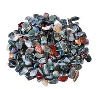 Crushed Crystal Chips Stone, Natural Bloodstone Gravel 5-12mm For Aquarium Planters Landscaping Buddhist Decor 500g/1000g(9-12mm,500g)