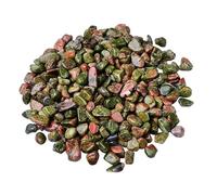 Crushed Crystal Chips Stone, Natural Crystals Gravel Multicolor 5-12mm Fish Tank Flower Pot Buddha Decor 500g/1000g(5-7mm,500g)