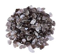 Crushed Crystal Chips Stone, Natural Tea Crystal Crushed Stone Fish Tank Flower Pot Landscape Buddha Decor 500G/1000G(7-9mm,500G)