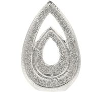 Crushed Diamond Double Heart Square Base Beautiful Decorative Shelf Ornament Sparkle Bling (1, Heart 13)