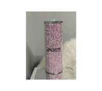 Crushed Diamond Glass Spaghetti Jar 29x10Cm