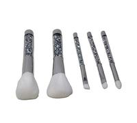 Crushed Diamond Makeup Brush Set, Makeup Brushes, Beauty Blender, Brush Cleaner, Gift Box, Synthetic Bristles