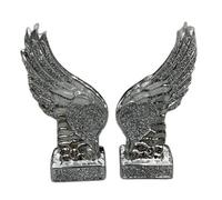 Crushed Diamond Sparkly Pair Wings Angel Ornament
